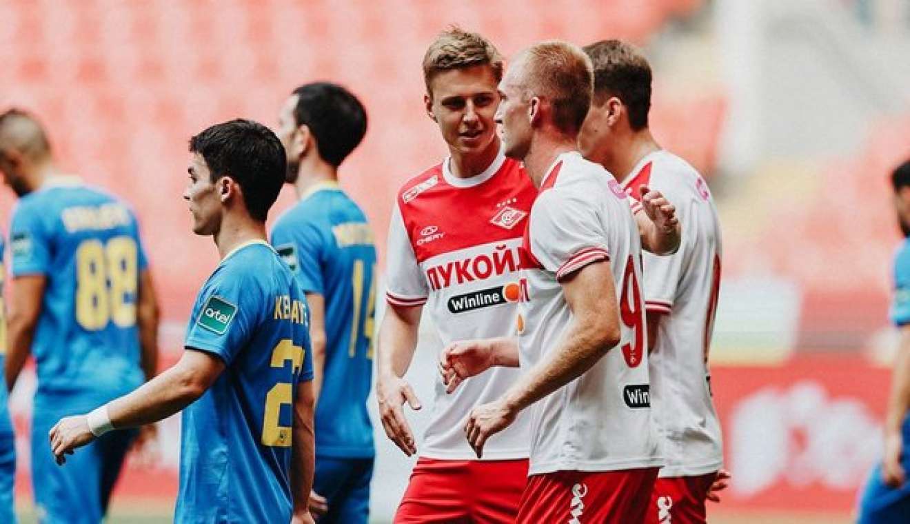 В товарищеской игре «Спартак» разгромил «Насаф»